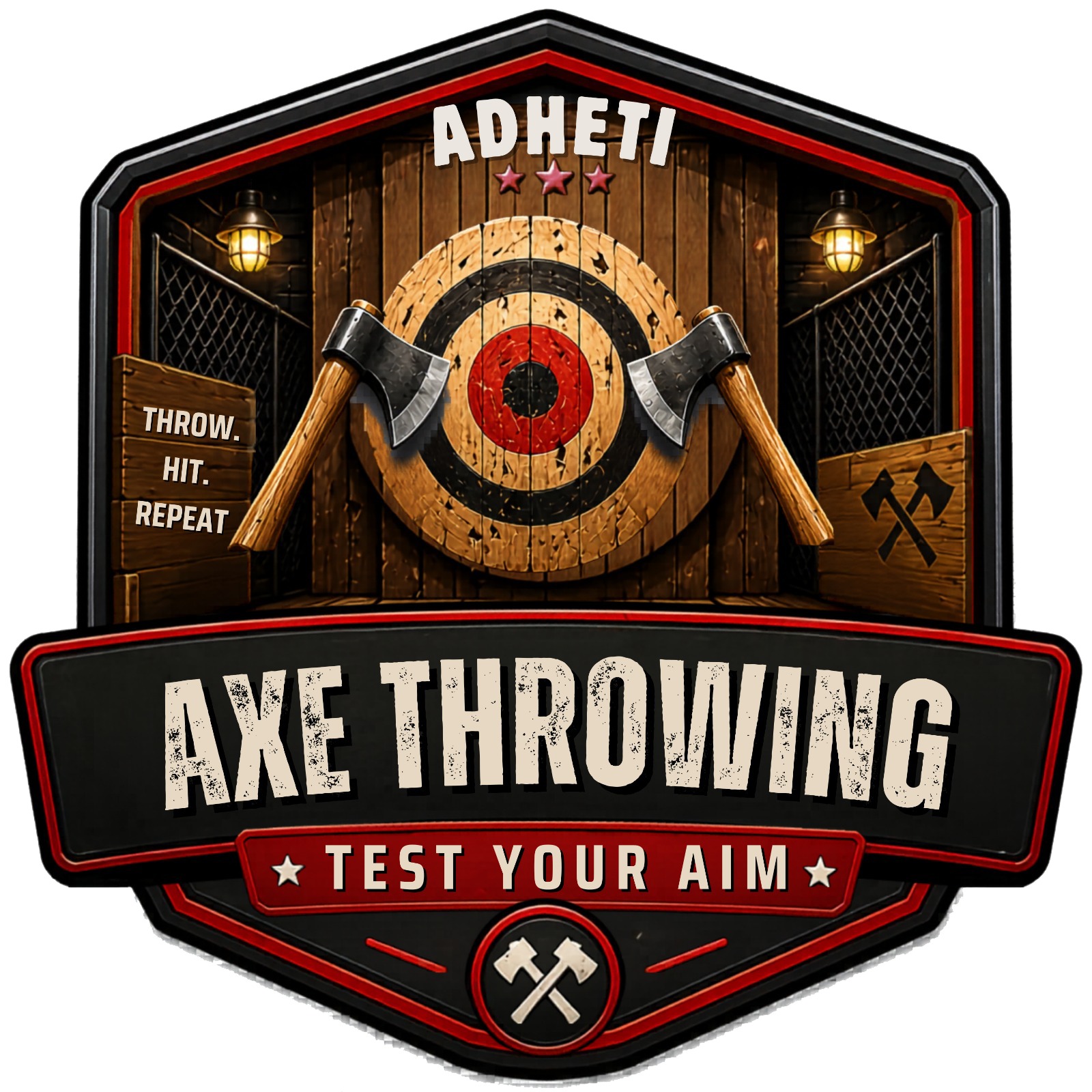 Axe throwing logo